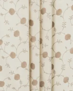 Embroidered Pecan - Walnut Roman Shades - Image 4