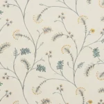 Embroidered Silvy - Dew Fabric Swatch