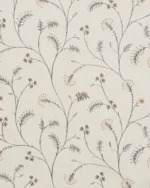 Embroidered Silvy - Ash Gray Roman Shades - Image 3