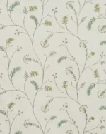 Embroidered Silvy - Sage Green Roman Shades - Image 3
