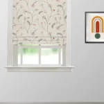 Embroidered Silvy - Bloom Roman Shades