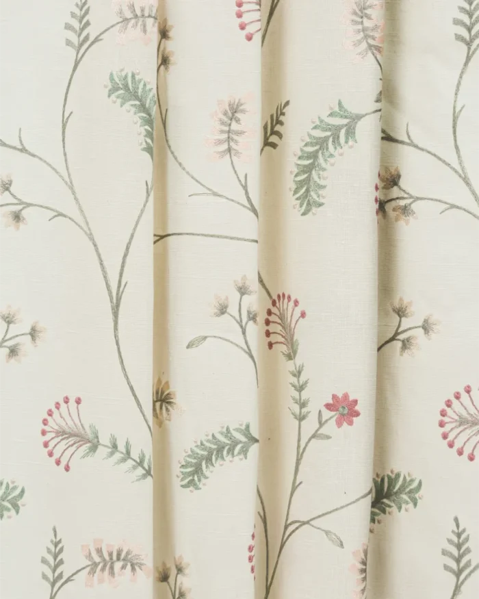 Embroidered Silvy - Bloom Roman Shades - Image 4