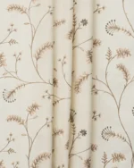 Embroidered Silvy - Walnut Roman Shades - Image 4