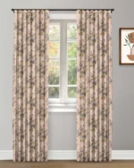 English Cottage - Blue Ripple Fold Drapes