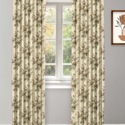 Curtains | English Cottage - Brown - Curtain | Curtain Avenue