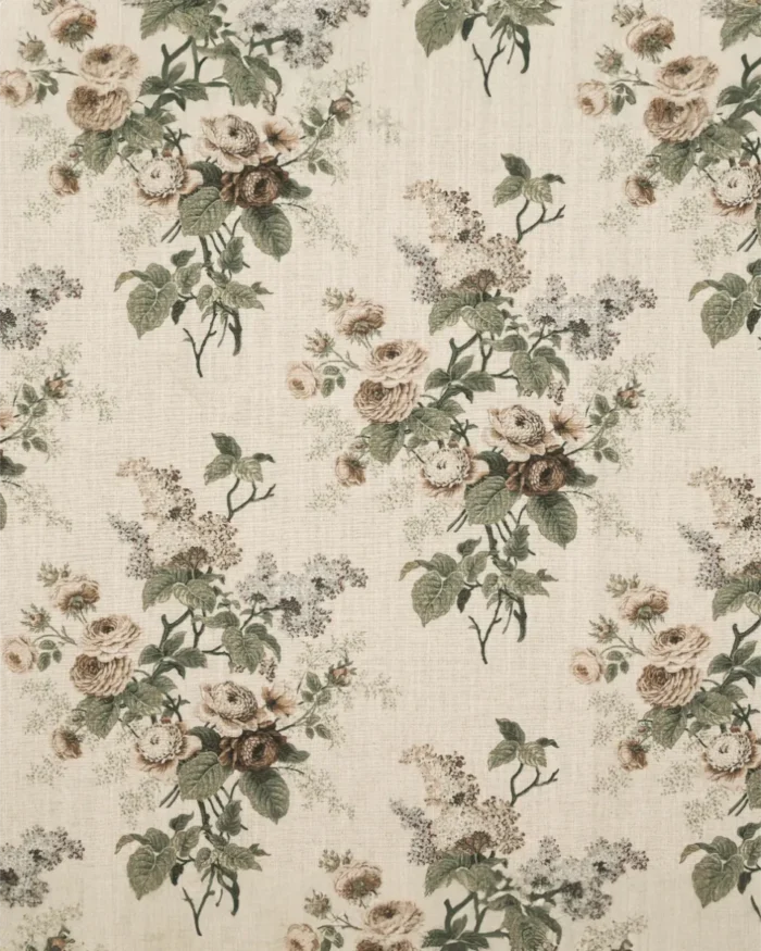 English Cottage - Brown Ripple Fold Drapes - Image 3