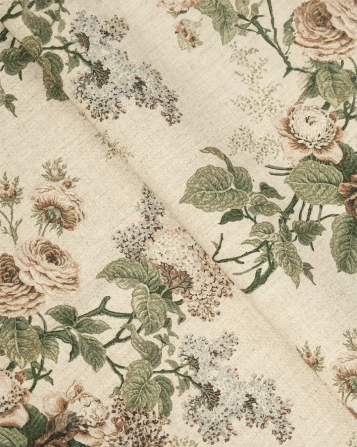 English Cottage - Brown Ripple Fold Drapes - Image 2