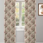 English Cottage - Burgundy Ripple Fold Drapes