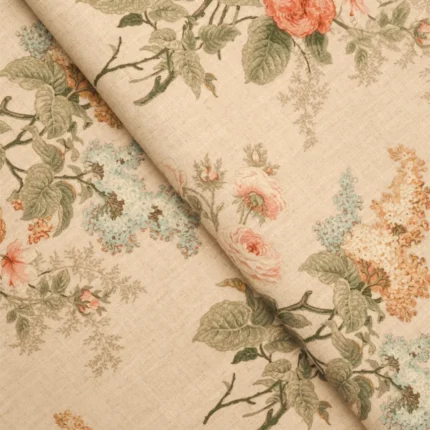 Roman Shades | English Cottage-Orange Folded | Curtain Avenue