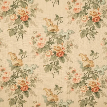 Roman Shades | English Cottage-Orange Regular | Curtain Avenue