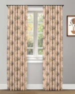 English Garden - Sapphire Fog Custom Curtains
