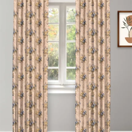 Curtains | English Garden - Curtain - Sapphire Fog | Curtain Avenue