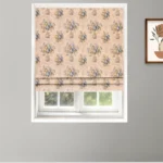English Garden - Sapphire Fog Roman Shades