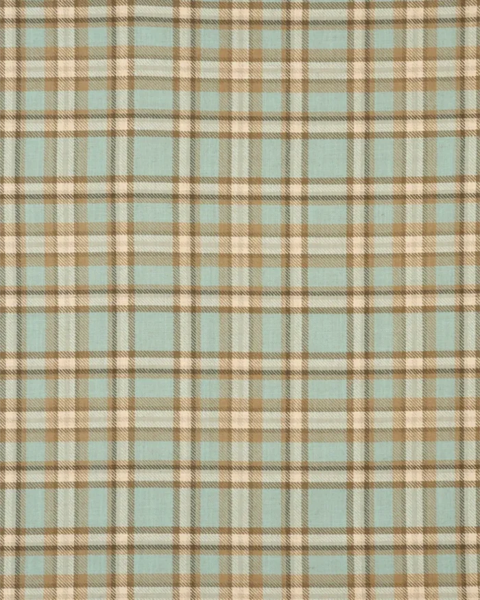 Farmhouse Plaid Check - Lake Custom Curtains - Image 3