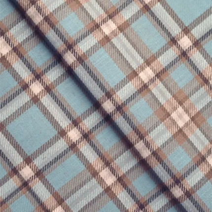 Swatches | Farmhouse Plaid Check-Storm- Fodled | Curtain Avenue