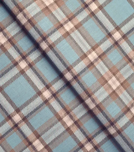 Swatches | Farmhouse Plaid Check-Storm- Fodled | Curtain Avenue