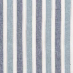 French Stripes  - Blue Fabric Swatch
