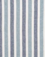 French Stripes - Blue Roman Shades - Image 3