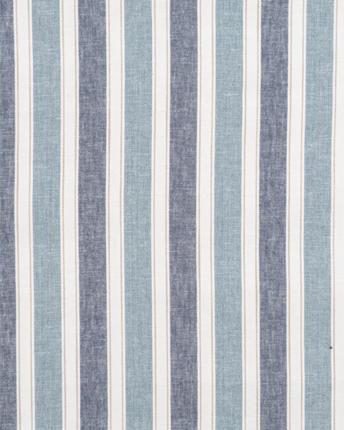 French Stripes - Blue Roman Shades - Image 3