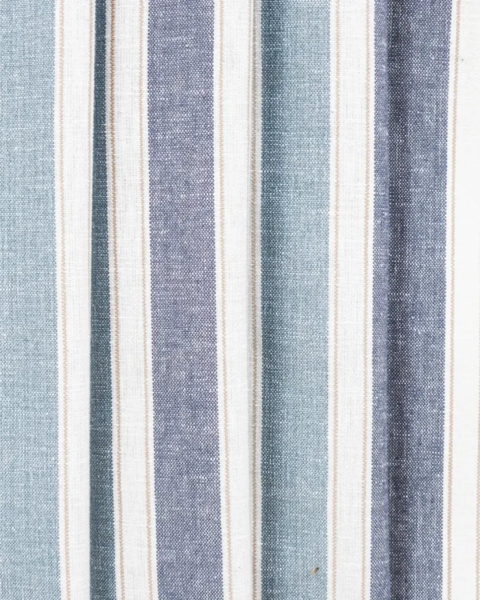 French Stripes - Blue Roman Shades - Image 4