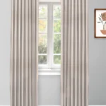 French Stripes - Witney Gray  Custom Curtains