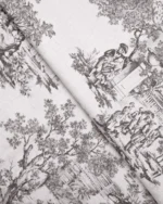 French Toile - Brown Roman Shades - Image 2