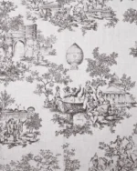 French Toile - Brown Roman Shades - Image 3