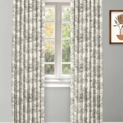 Curtains | French Toile-Forest- Curtain | Curtain Avenue
