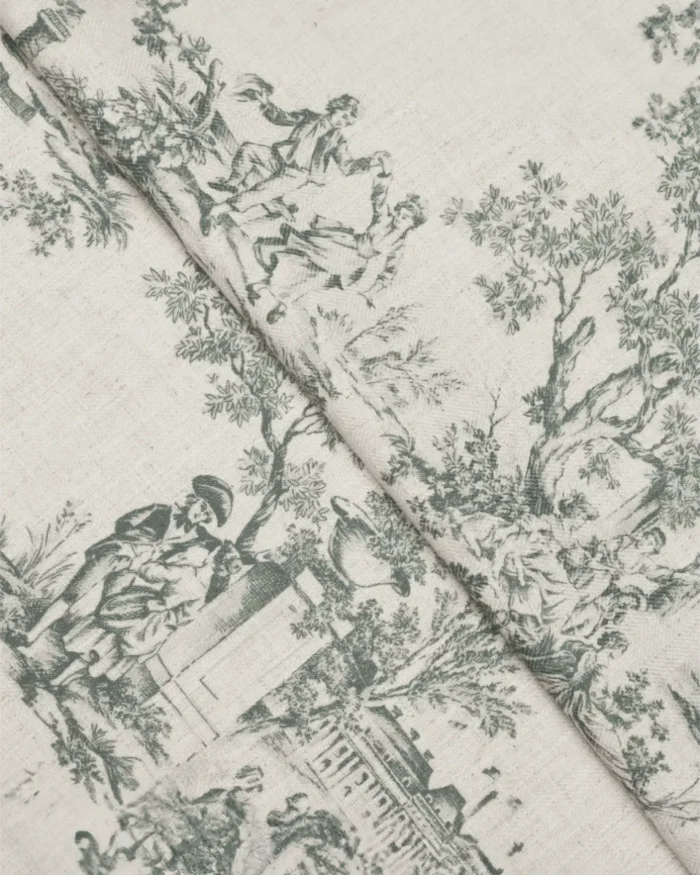 French Toile - Forest Roman Shades - Image 2