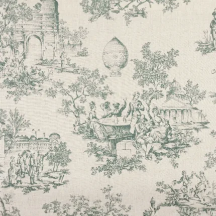 Swatches | French Toile-Forest- Regular | Curtain Avenue