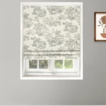 French Toile - Forest Roman Shades