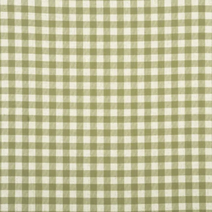 Swatches | Gingam Check - Green - Regular | Curtain Avenue