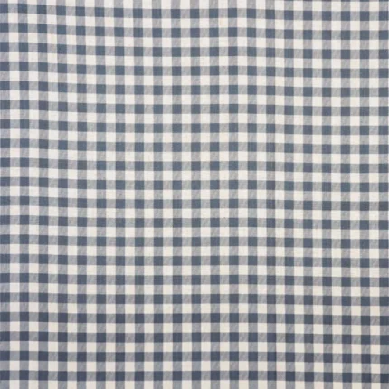 Roman Shades | Gingham Check - Regular - Blue | Curtain Avenue