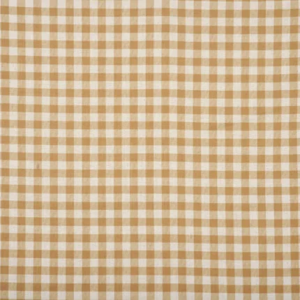 Swatches | Gingham Check - Regular - Mustard | Curtain Avenue