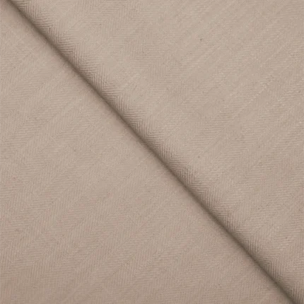 Roman Shades | Herringbone Plains - Cross - Bark Brown | Curtain Avenue