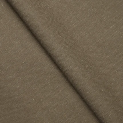 Roman Shades | Herringbone Plains - Cross - Fossil Coffee | Curtain Avenue