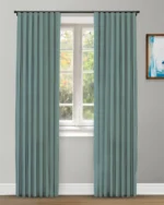 Herringbone Plains - Royal Ripple Fold Drapes