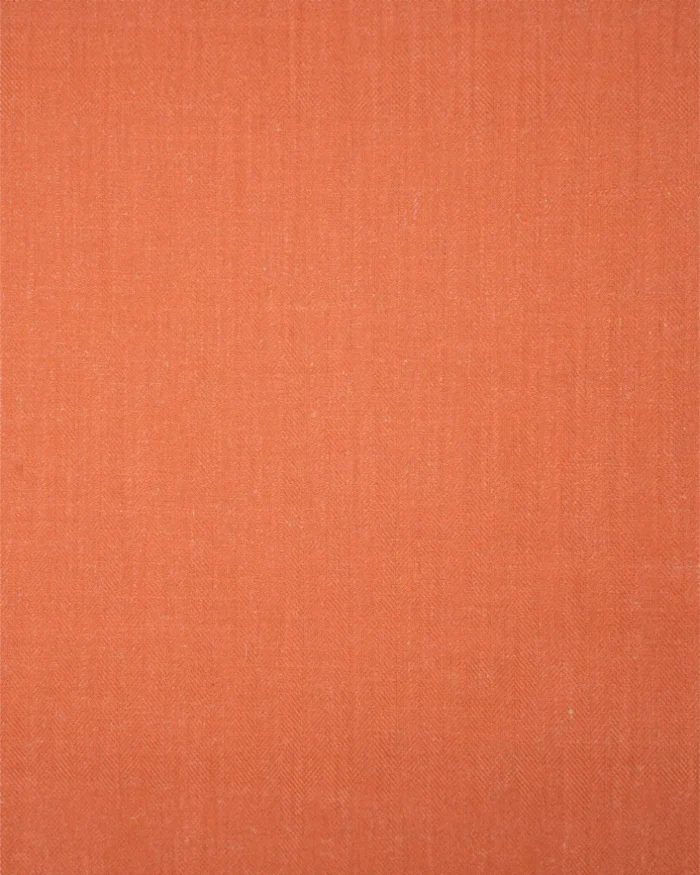Herringbone Plains - Orange Carrot Roman Shades - Image 3