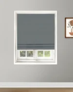 Herringbone Plains - Spa Roman Shade