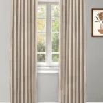 Lincoln Stripes - Graphite Custom Curtains