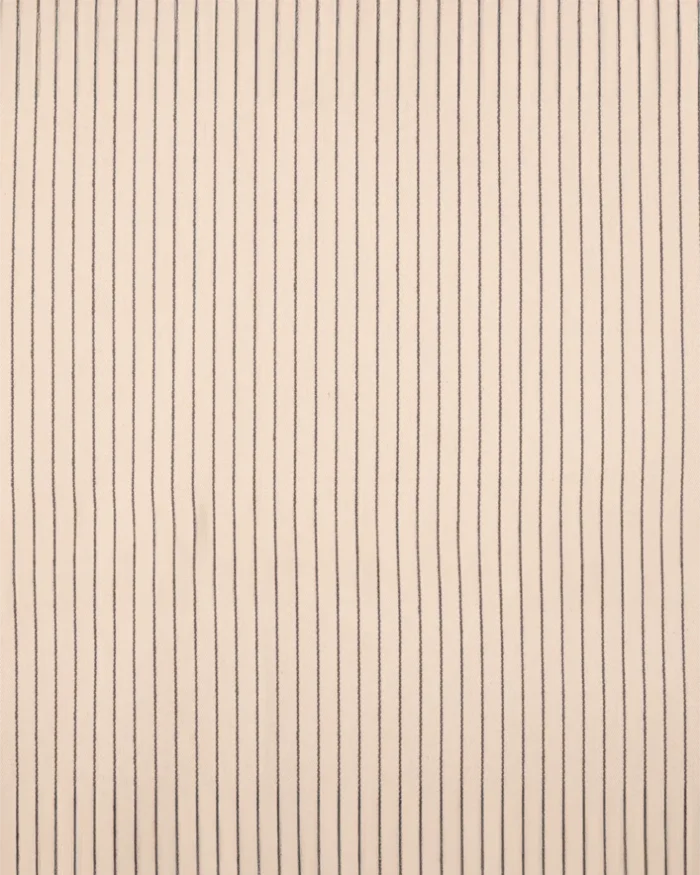 Lincoln Stripes - Graphite Ripple Fold Drapes - Image 3