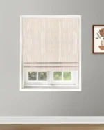 Lincoln Stripes - Graphite Roman Shades