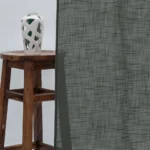 Curtains | Lush Linen Sheer - Black (Curtain) | Curtain Avenue