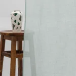 Ripple Fold Drapes | Lush Linen Sheer - BlueGray - Curtain | Curtain Avenue