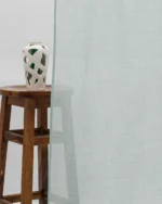 Ripple Fold Drapes | Lush Linen Sheer - BlueGray - Curtain | Curtain Avenue