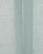 Roman Shades | Lush Linen Sheer - BlueGray - Folded | Curtain Avenue