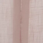 Roman Shades | Lush Linen Sheer - Blush - Folded | Curtain Avenue