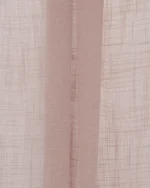 Roman Shades | Lush Linen Sheer - Blush - Folded | Curtain Avenue