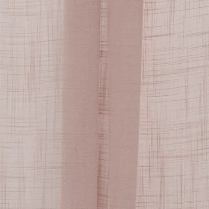 Roman Shades | Lush Linen Sheer - Blush - Folded | Curtain Avenue