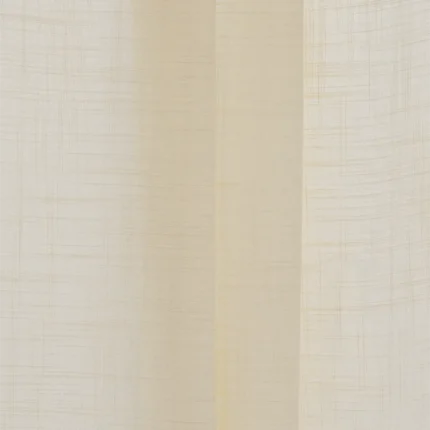 Roman Shades | Lush Linen Sheer - Champagne - Folded | Curtain Avenue